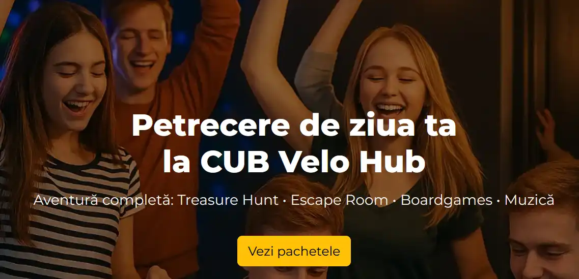 Petreceri și Aniversări la CUB Velo Hub